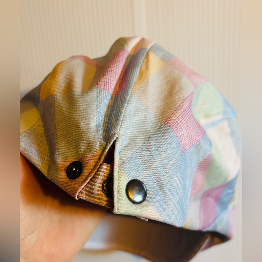 Colorful Patchwork Golf Cap - image 3